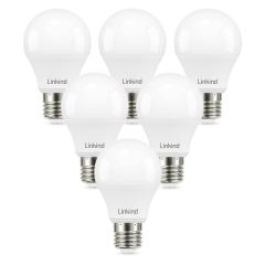 AiDot Linkind Dimmable A19 LED Light Bulbs - 6 Pack-6 Pack-Warm White-60W