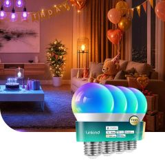 Linkind Matter Smart Light Bulb A19 1100LM - 4 pack