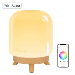 Smart LED Nightstand Color Changing Table Lamp for Bedroom, Living Room
