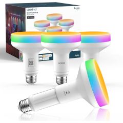 Linkind Matter BR30 Smart Light Bulbs with Retractable Design