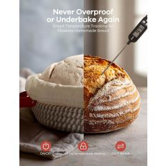 Ganiza 22-Piece Sourdough Proofing Basket Gift Set, Natural Cotton Rope | 9'' Round & 10'' Oval Banneton Basket with Liners & Covers, Easy to Clean, Sourdough Starter Kit with Recipe for Bread Baker