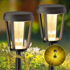 AiDot Linkind Bright Solar Pathway Outdoor Lights-2 Pack