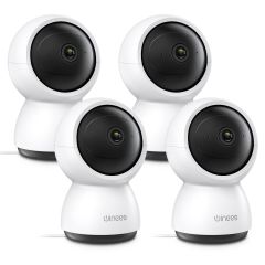 AiDot Winees M2X 2K Indoor Security Camera with Human/Pet/Motion/Sound Detection-4 Pack