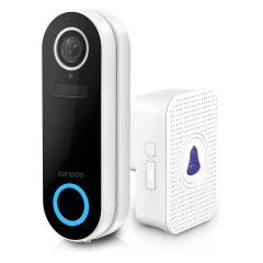 Security Camera Doorbell HD 1080P with Chime ,Works with Google/Alexa