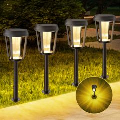 AiDot Linkind Bright Solar Pathway Outdoor Lights-4 Pack