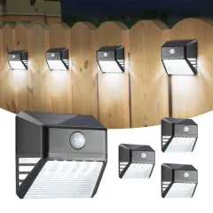 AiDot Linkind Solar LED Outdoor Waterproof Security Lights - Daylight