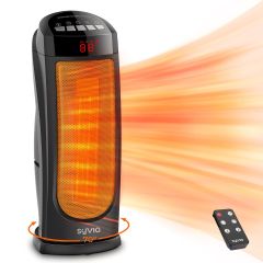 19’’ 2S Fast Heating, 4 Modes, Space Heater with Thermostat