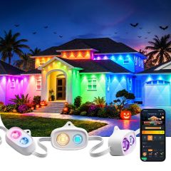 Linkind Permanent Outdoor Lights Dual Optics HP6 200ft