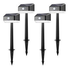 AiDot Linkind Solar Pathway Lights with PIR Sensor - 4 Pack