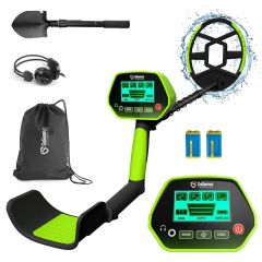 GoGonova Metal Detector for Adults & Kids, Waterproof Metal Detectors with High Accuracy Lightweight 8 inch Search Coil, All Metal & Disc Modes for Junior & Youth Gold Detector