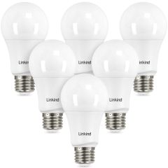 Dimmable A19 LED Light Bulbs - 6 Pack