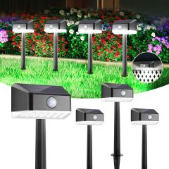  Motion Sensor Solar Outdoor Lights Waterproof-Daylight