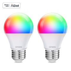 AiDot Winees A19 RGBW Smart WiFi Light Bulbs 