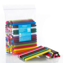 AiDot GoGonova 200 Pcs Clear Mini Glue Sticks-120pcs Color Sticks