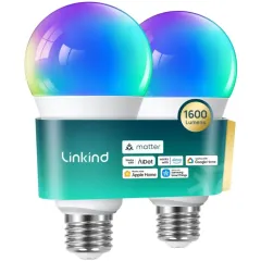 Linkind Matter Smart RGB Light Bulb A21 1600lm