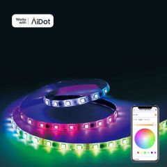 AiDot Linkind 10FT TV LED Backlights WiFi Strip Lights for up to 90 inch TV, App Control, Music Sync