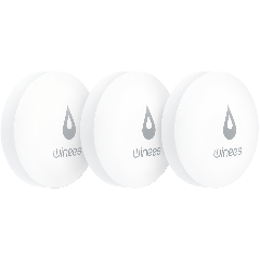 AiDot Winees WiFi Water Leak Detector Accessory, 3 Pack Water Sensors (Hub Not Included)