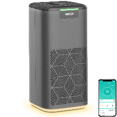 AiDot WELOV P200 Pro Air Purifier for HomeUp to 1570 Ft² With Air Quality Monitor -P200 PRO (WIFI)-Grey