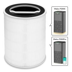 AiDot WELOV P200S Air Purifier Replacement Filter-White-1 Pack