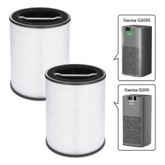 AiDot ganiza G200S/G200 Air Purifier Replacement Filter-White-Original-2 Pack