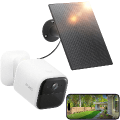 AiDot Winees L1 Outdoor Wireless Solar Security Camera - 2K Resolution, Human/Pet/Motion/Animal Detection-1 Pack