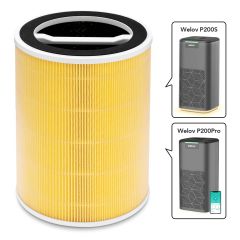 AiDot WELOV P200 Pro Air Purifier for HomeUp to 1570 Ft² With Air Quality Monitor - White