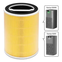 AiDot ganiza G200S/G200 Air Purifier Replacement Filter-Yellow-Pet-1 Pack