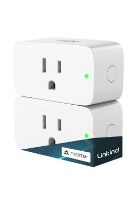 Linkind Matter Smart Plug With Remote Control,