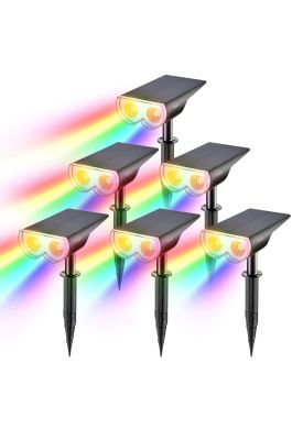 Colored solar deals spot lights