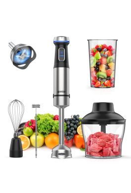 AiDot Ganiza 800W Immersion Blender with 15-Speed Control and Turbo Mode-5 IN 1