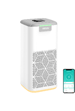 AiDot WELOV P200 Pro Air Purifier for HomeUp to 1570 Ft² With Air Quality Monitor - White