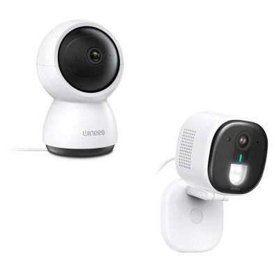 AiDot Winees Bundle Outdoor Security Camera +  Indoor Security Camera 