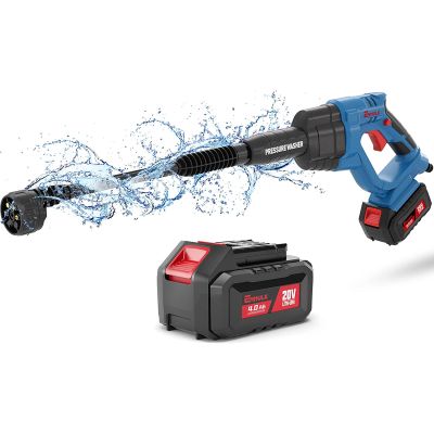 Pressure Washer Cordless, Peak 380 PSI Portable Power Cleaner with 20V 4.0Ah Battery