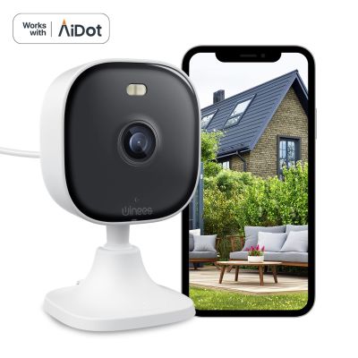 AiDot Winees M3X 1080P Security Camera with Spotlight, Color Night Vision, Motion/Sound Detection