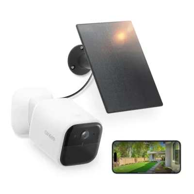 Winees L1 Outdoor Wireless Solar Security Camera - 2K Resolution, Human/Pet/Motion/Animal Detection-1 Pack
