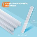 AiDot GoGonova 200 Pcs Clear Mini Glue Sticks 4