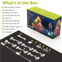Syvio Smart Permanent Outdoor Lights 100ft, Lights with 72 LEDs, RGB Color Changing LED Eave Lights, App Control, Works with Alexa & Google Assistant, Music Sync, 80 Scenes, IP"67" Roof Lights for House, Patio, Garden 8