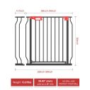AiDot Syvio 29" to 39" with Auto-Close Baby Gate for Stairs and Door Ways 2