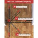 AiDot Syvio 29" to 39" with Auto-Close Baby Gate for Stairs and Door Ways 5