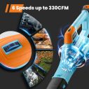 AiDot GoGonova 20V Cordless Leaf Blower with 330 CFM Power, Battery and Charger Included 3