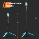 AiDot GoGonova Cordless Rechargeable Work Light with Stand and Triple LED Lamps 13