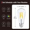 OREiN Smart Edison Light Bulbs with Smart Button - 6 Packs 5
