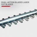 AiDot ENHULK Cordless Hedge Trimmer with 20" Dual-Action Blades 8