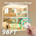 Linkind Smart Button, Bluetooth Light Switch,Remote Button Control, On Off Power Switch, 98FT RF Range, Wire-Free, 1 Pack 3