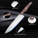 AiDot Syvio Kitchen Knife Set - 14 Pieces with Built-in Sharpener 4