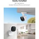 Winees M3 Pro 2K 4MP Outdoor/Indoor Camera for Home Security, Human/Pet AI Detection, Color Night Vision,-1 Pack 8