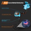 AiDot GoGonova 39.3" to 51.3" Long Adjustable Stem LCD Display Gold Sliver Detector 2