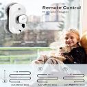 AiDot Syvio Window Cleaner Robot with Auto Spray, Remote Control, Smart Frame Detection 5