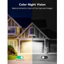 Winees M3 Pro 2K 4MP Outdoor/Indoor Camera for Home Security, Human/Pet AI Detection, Color Night Vision,-1 Pack 3