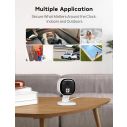 Winees M3 Pro 2K 4MP Outdoor/Indoor Camera for Home Security, Human/Pet AI Detection, Color Night Vision,-1 Pack 7